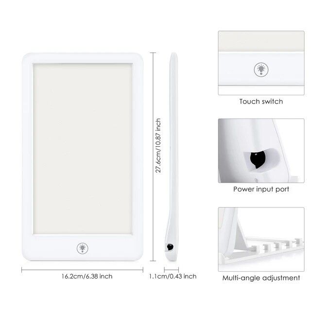 JSK 18 Dimmable Daylight Therapy Lamp 100 240V UVfree Light Vanity