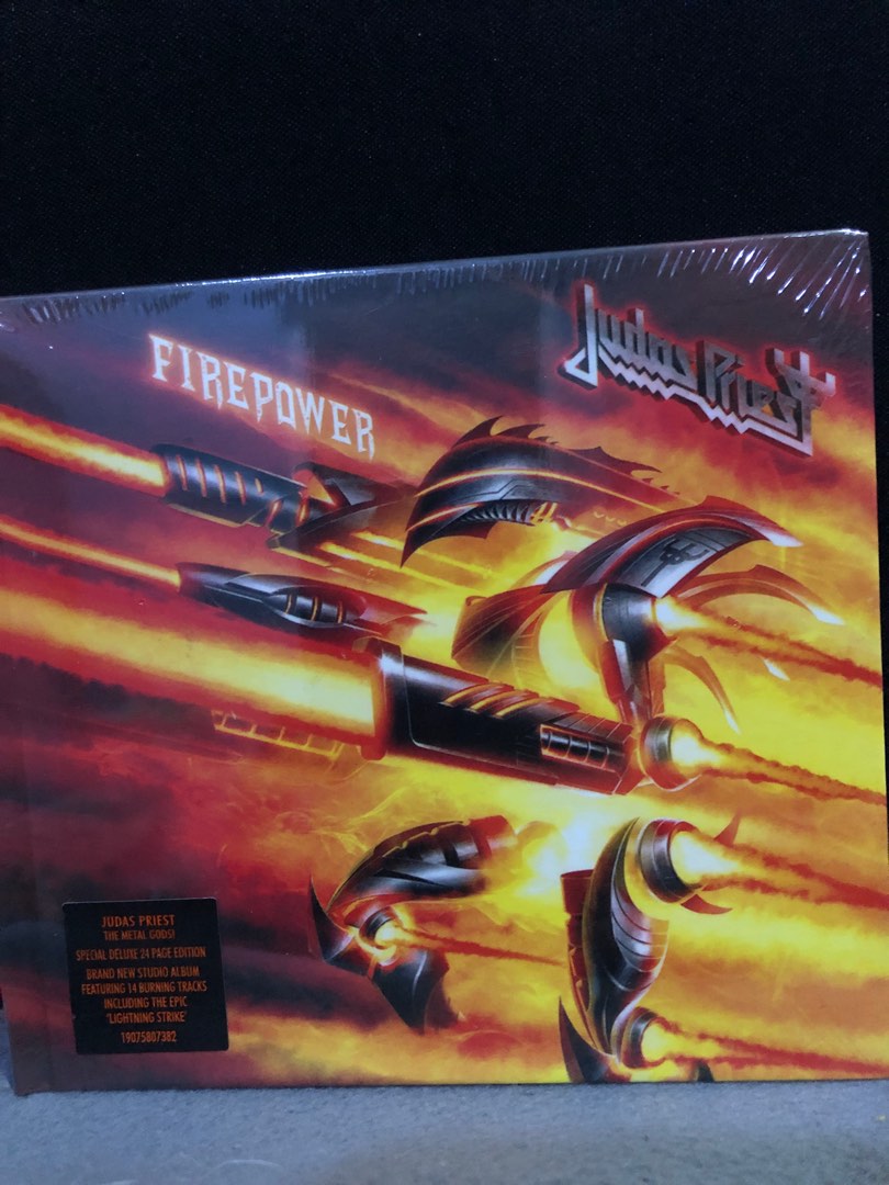 Judas Priest - Fire Power ( Made in EU ), Hobbies & Toys, Music & Media,  CDs & DVDs on Carousell