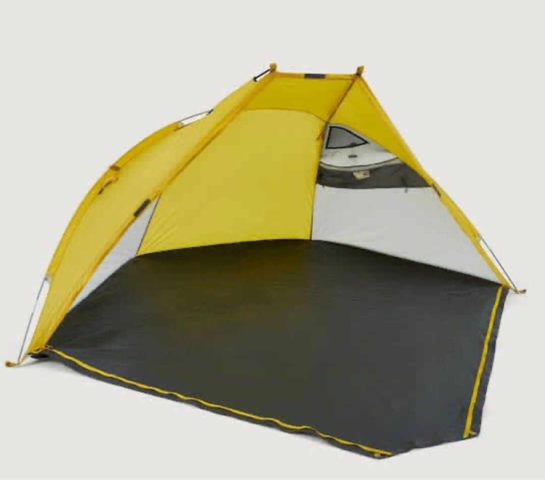 Kathmandu Retreat Beach Shelter v3 yellow/grey, Sports Equipment