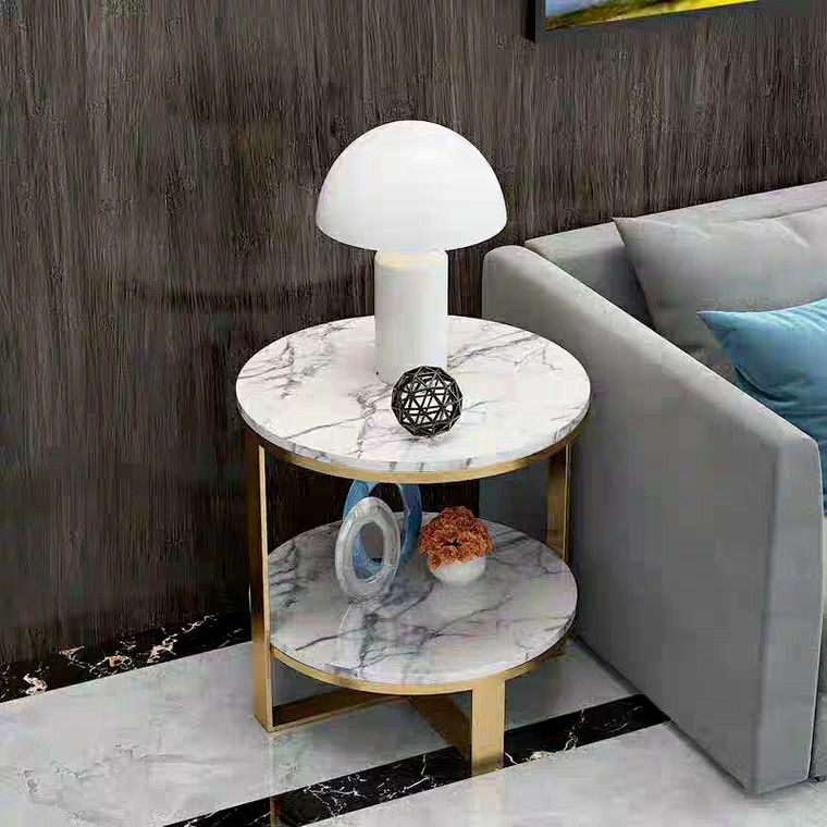 KENZIE Modern Marble Side Table, Furniture & Home Living, Furniture, Tables & Sets on Carousell