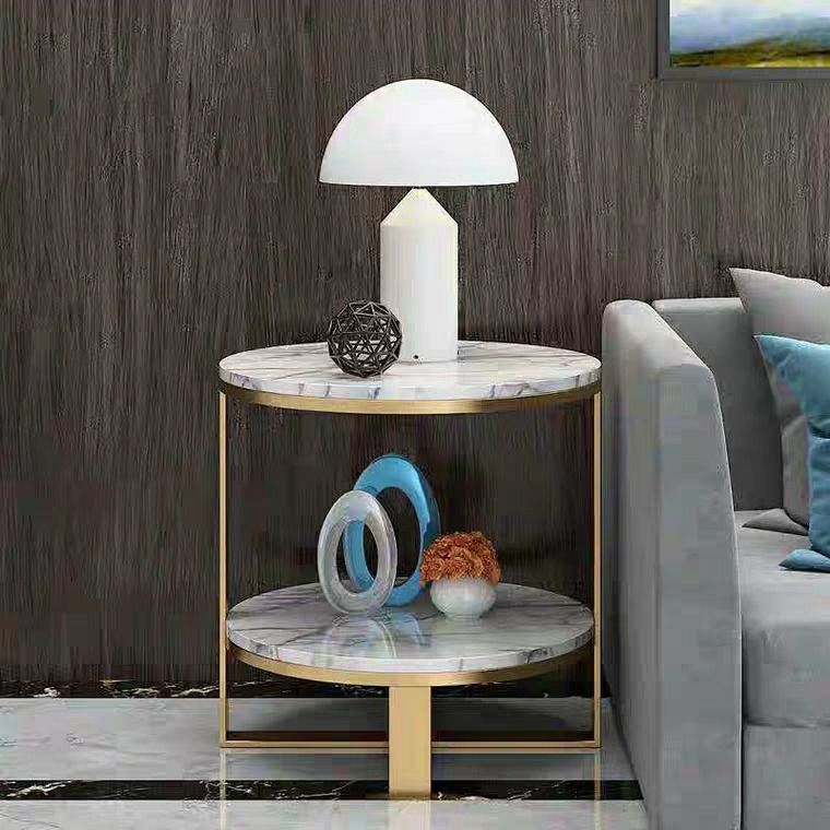 KENZIE Modern Marble Side Table, Furniture & Home Living, Furniture, Tables & Sets on Carousell