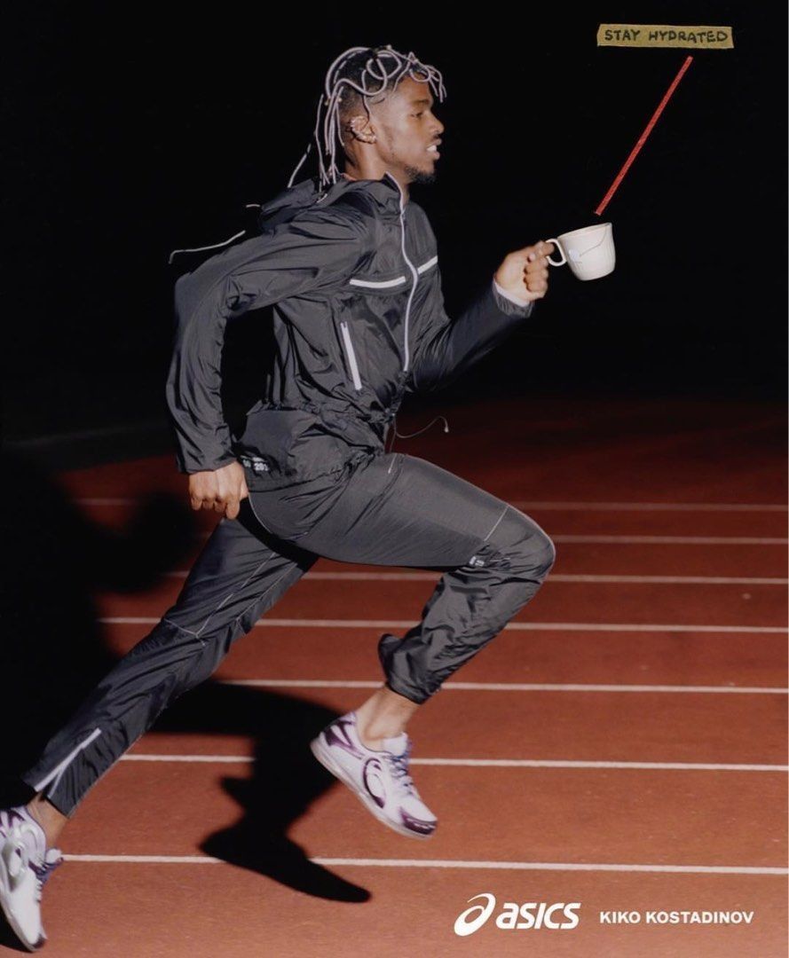 Asics kiko woven jacket best sale