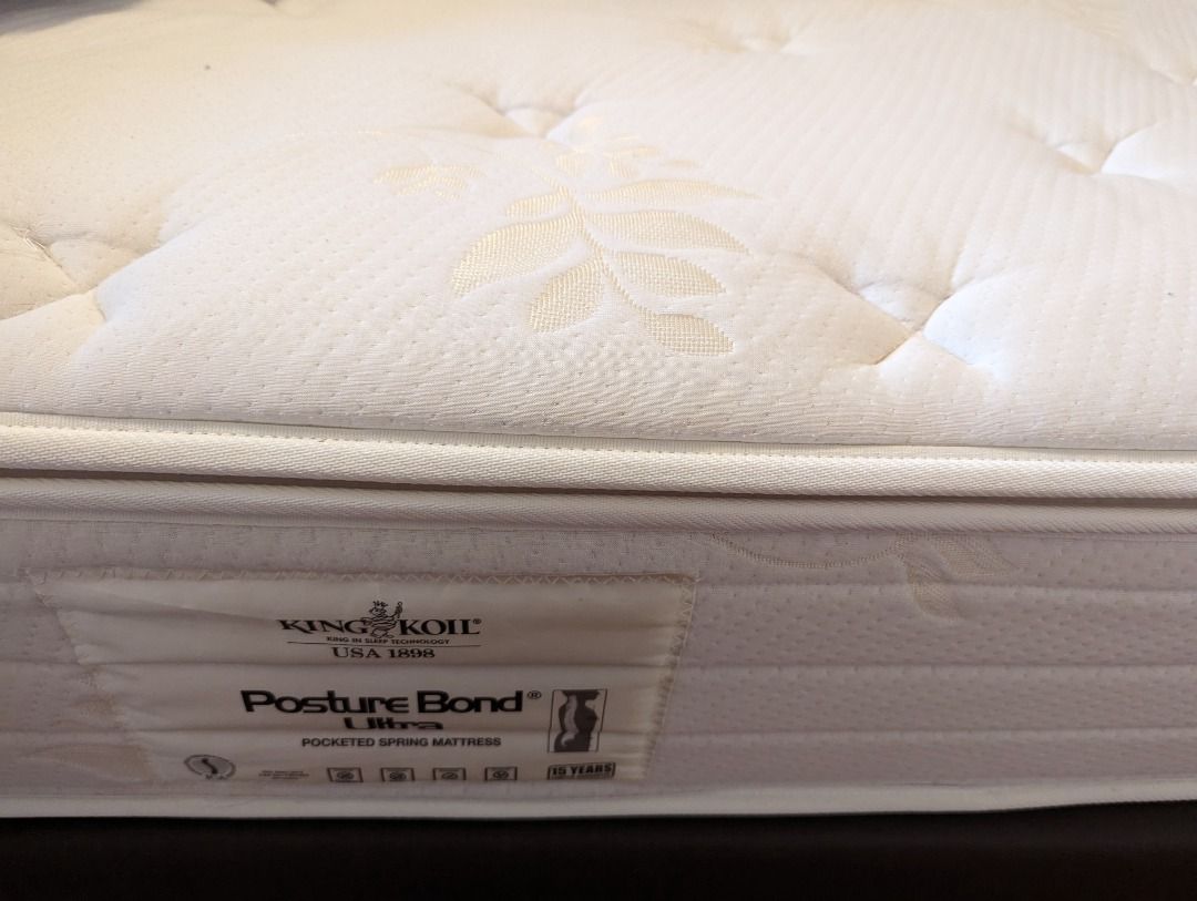 King Koil Queen Frame & Mattress, Furniture & Home Living, Furniture