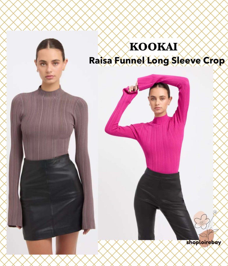 kookai long sleeve top