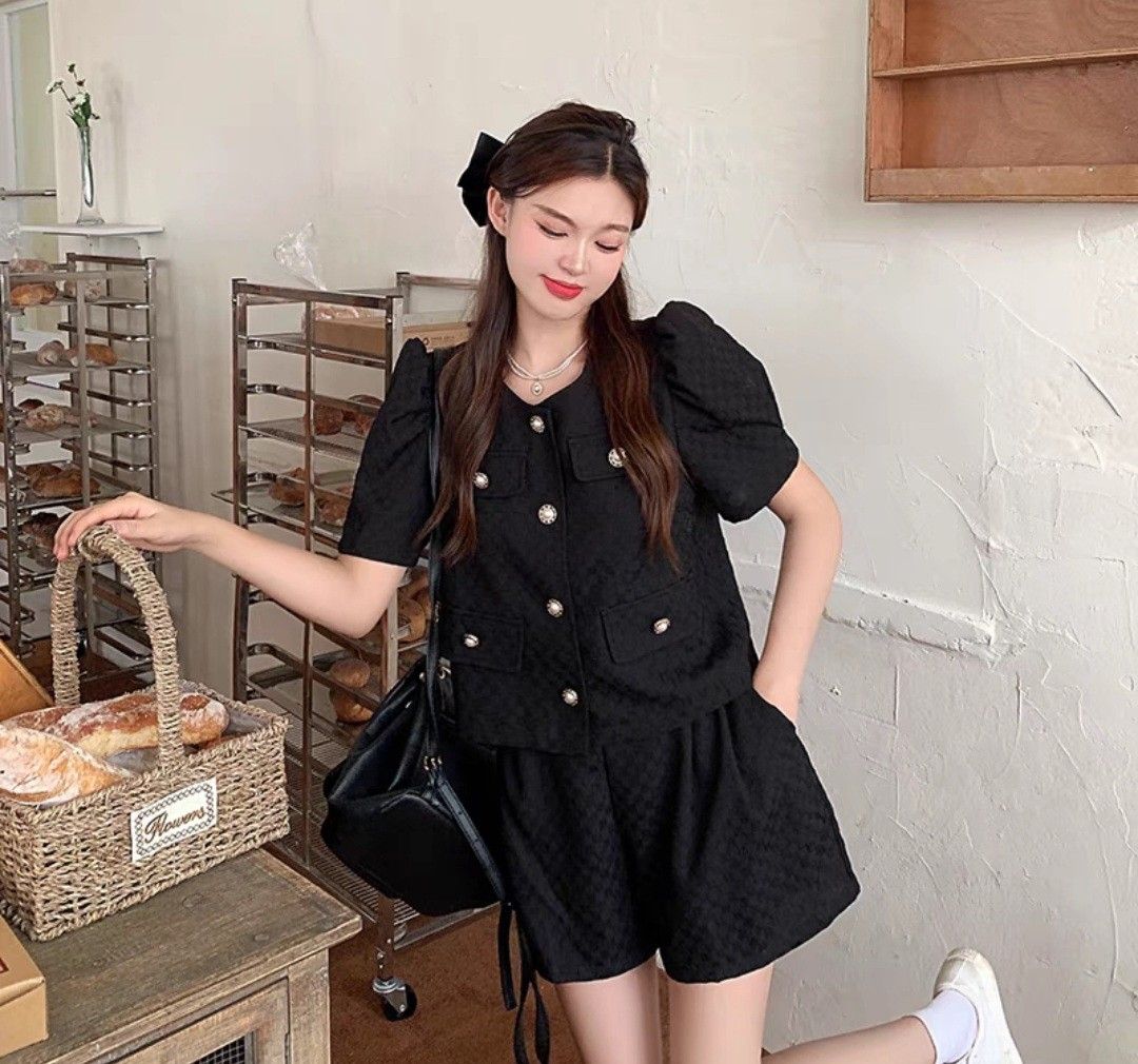 Plus size korean style top