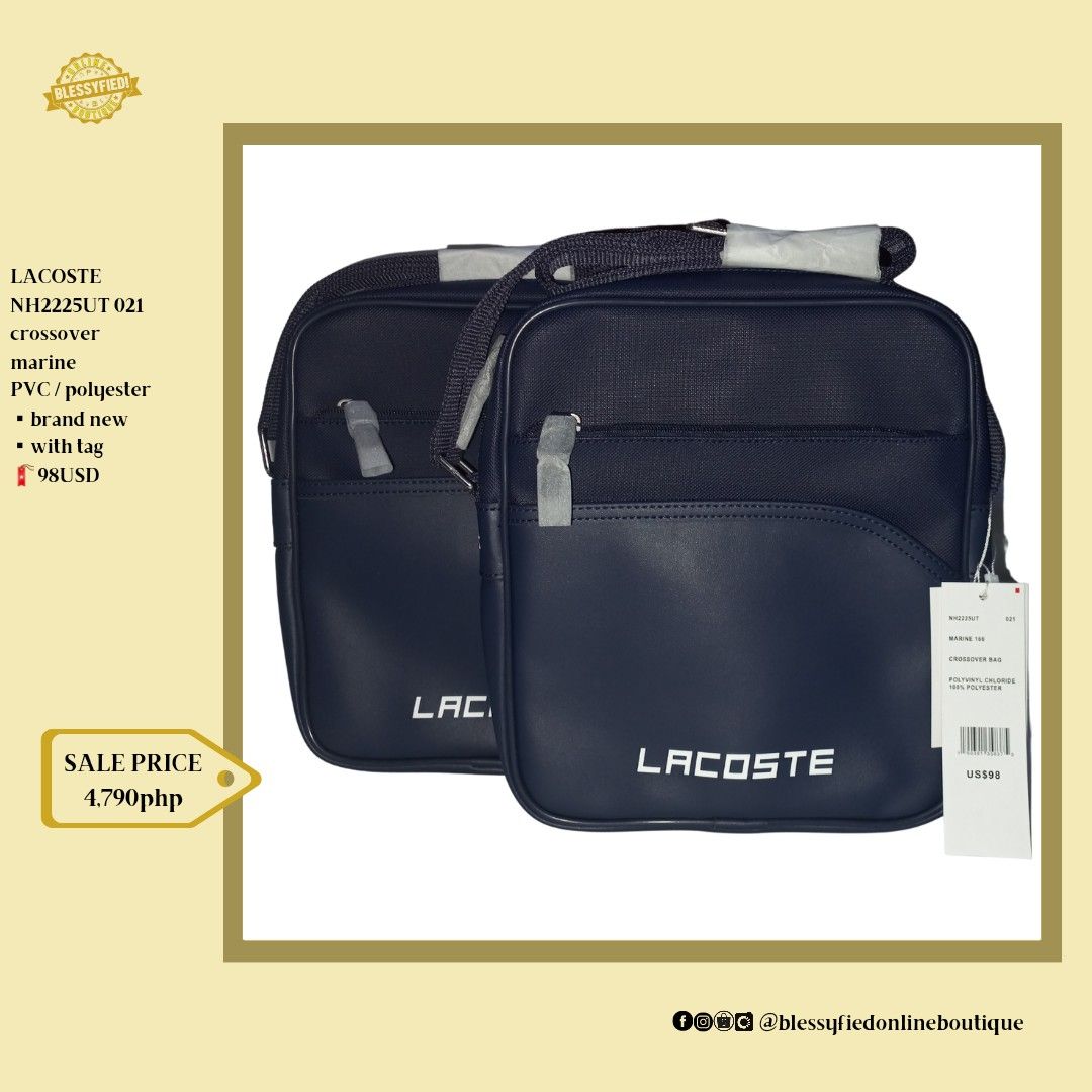 Lacoste Crossbody Bag, Men's Fashion, Bags, Sling Bags on Carousell