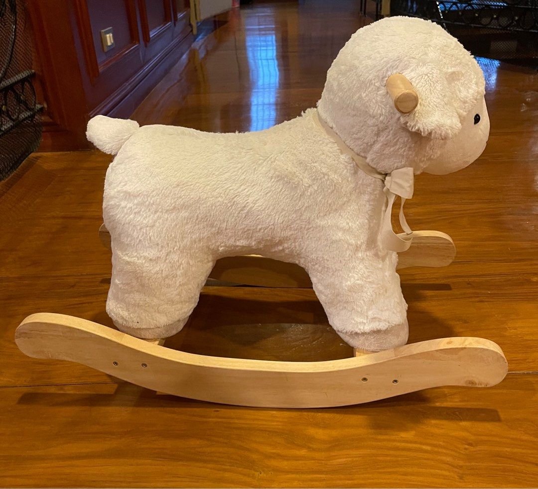 Lamb critter nursery rocker on Carousell