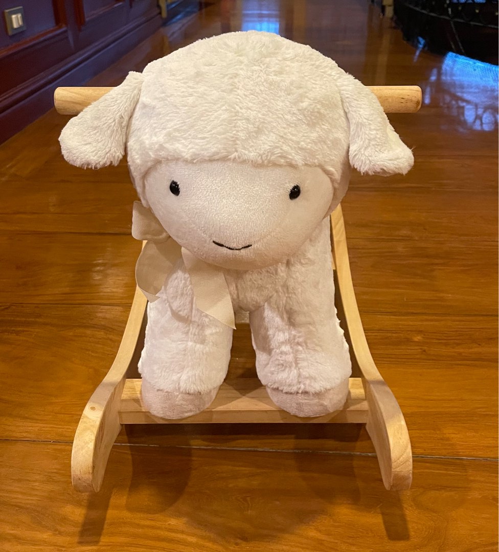 Lamb critter nursery rocker on Carousell