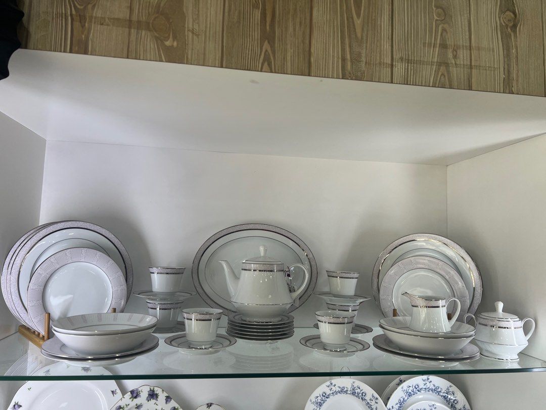 Legendary by NORITAKE damask platinum 4284 sri lanka dinner set 40pc