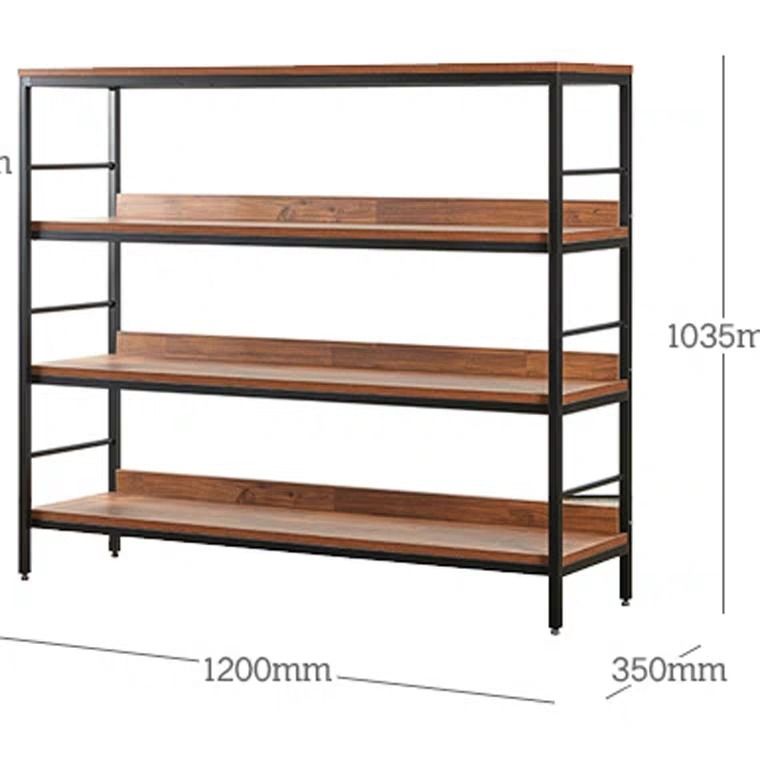 LESTER Industrial Solid Wood Shelf, Furniture & Home Living, Furniture