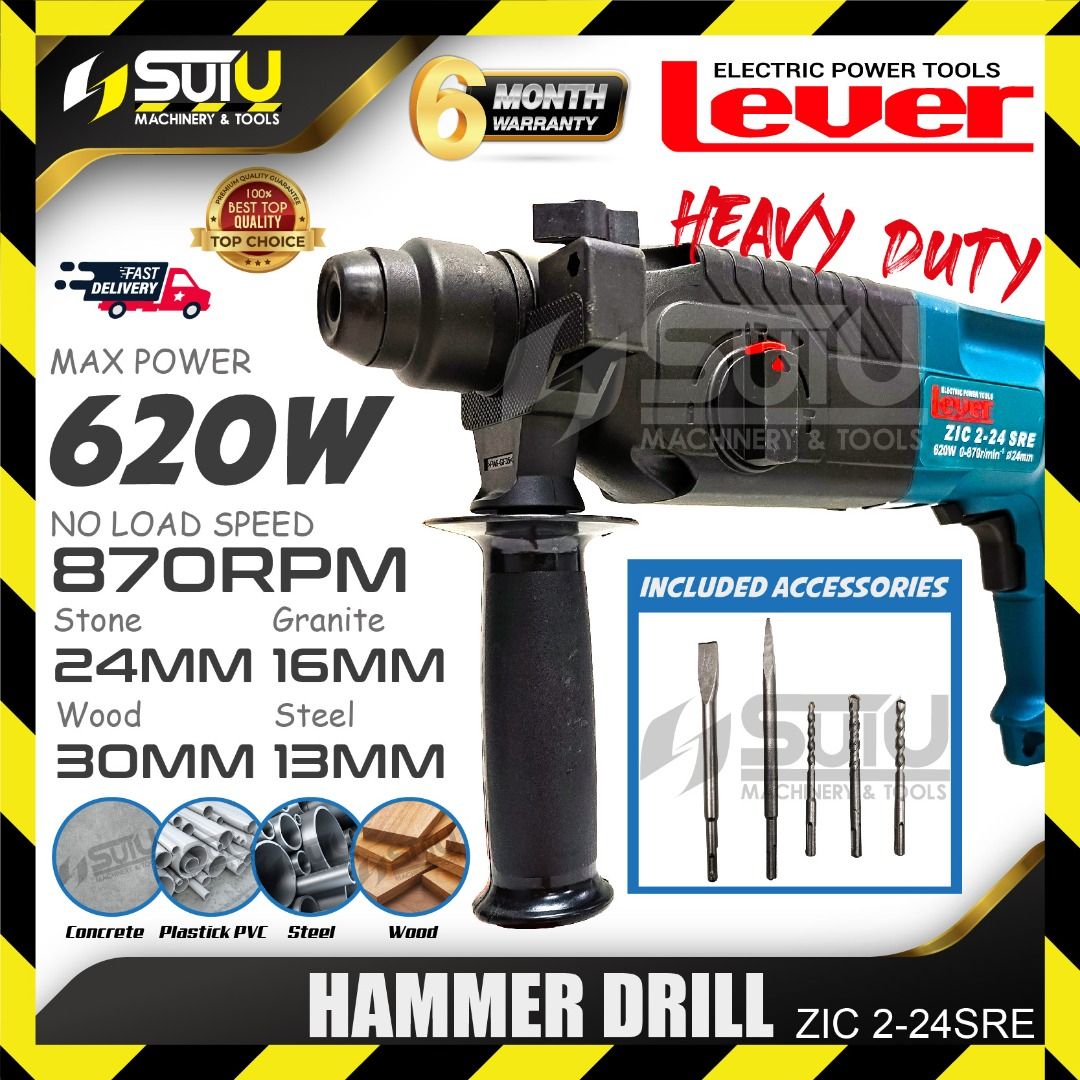 Lever drill store