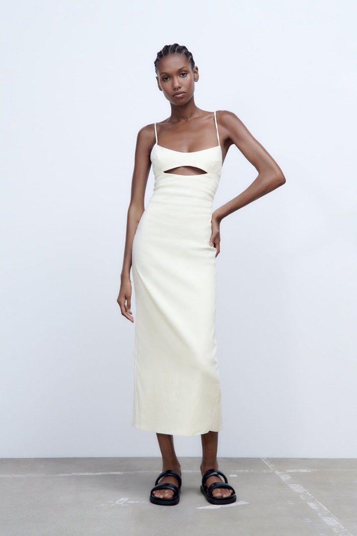 denim dress edikted Ebony Strapless Mini - BLUE elevates your look Cutout jersey maxi dress Material:DENIM BMSM
