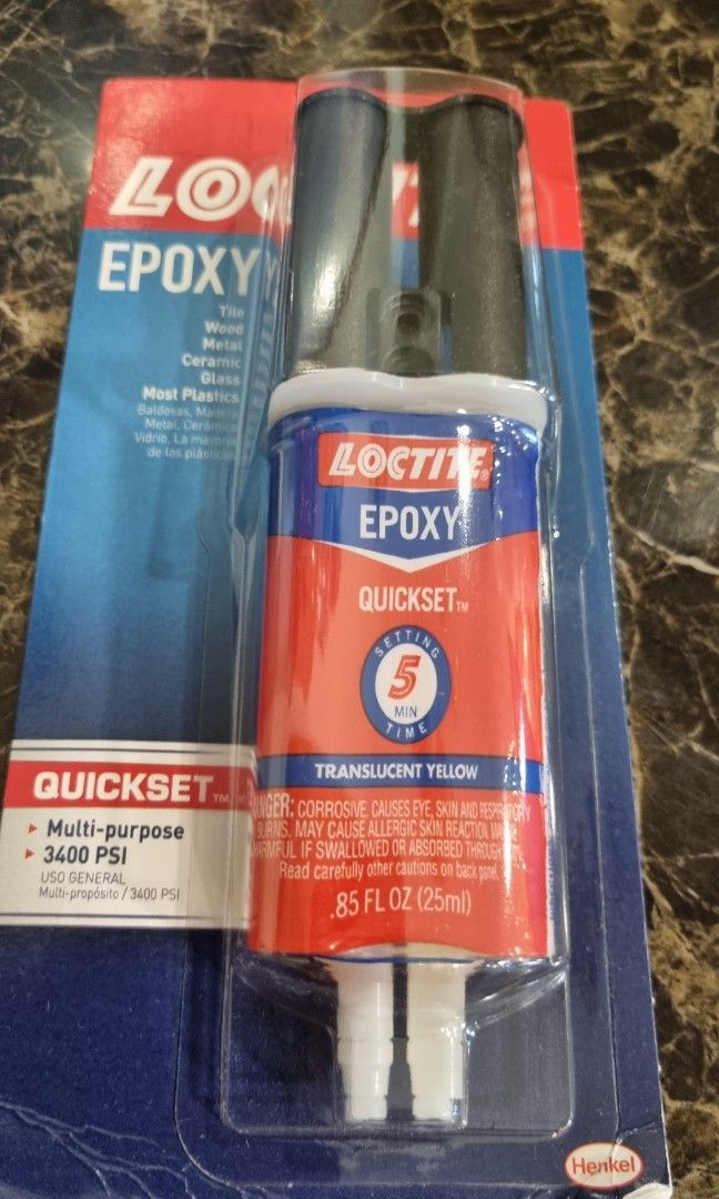 Loctite quickset epoxy resin, Everything Else on Carousell