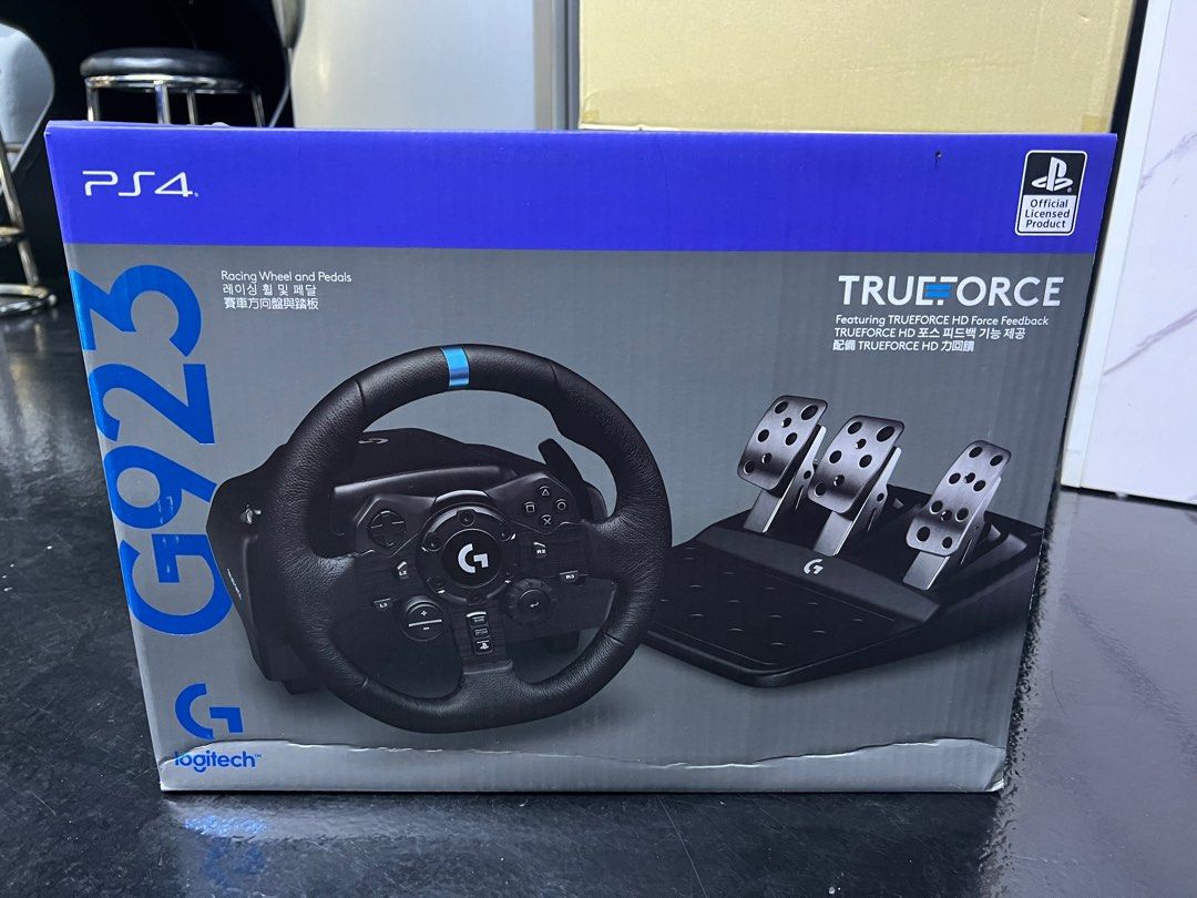 Logitech G923 Racing Wheel with Driving Force Shifter, Video Gaming