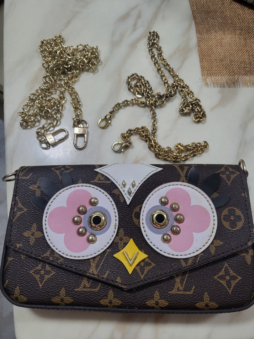 LV Pochette Felicie Owl Monogram #ILuvPosLaju, Luxury, Bags & Wallets on  Carousell
