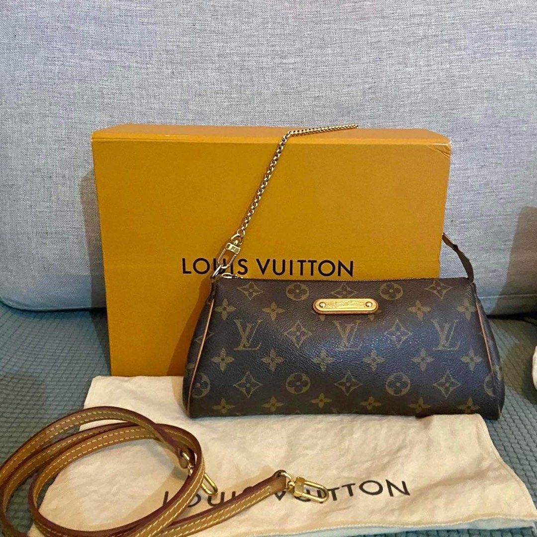 Louis Vuitton Monogram Eva Clutch, Luxury, Bags & Wallets on Carousell