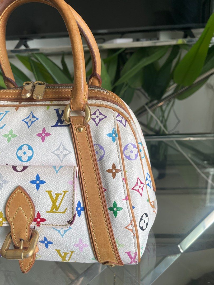 Louis Vuitton Vintage White Multicolor Monogram Limited Edition Priscilla  Handbag, Best Price and Reviews