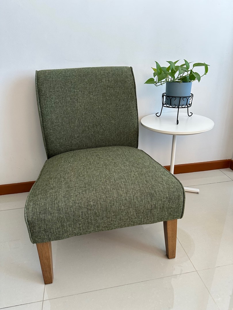 Lounge Chair & Side Table (set), Furniture & Home Living, Furniture