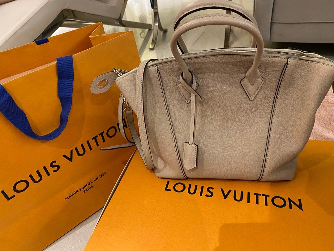Louis Vuitton Python Trim Pink Leather Soft Lockit MM, myGemma, SG
