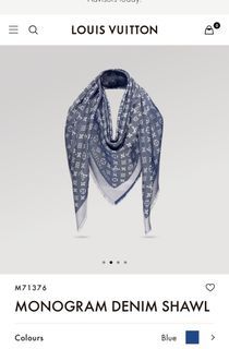 Louis Vuitton Metallic Greige Monogram Shine Shawl, 2020 Available