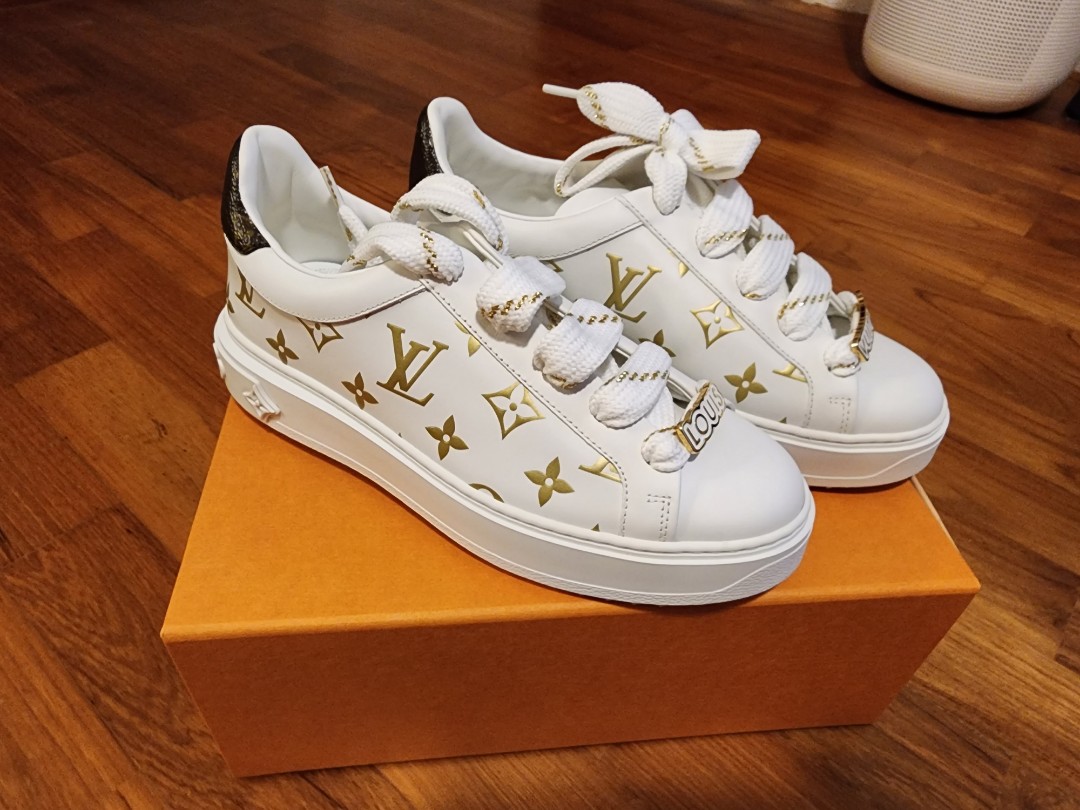LOUIS VUITTON LV TIME OUT SNEAKERS SIZE 36.5, Women's Fashion, Footwear,  Sneakers on Carousell