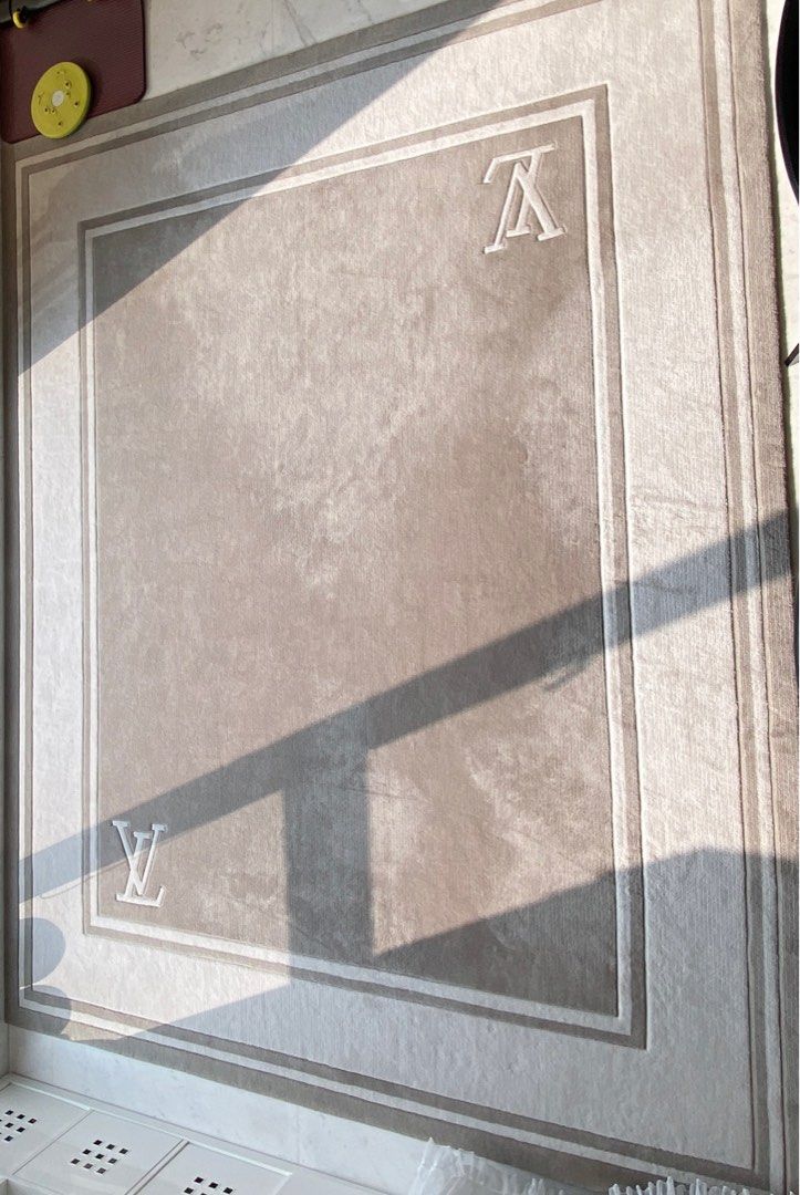 LV wool carpet, Furniture & Home Living, Home Decor, Carpets, Mats ...