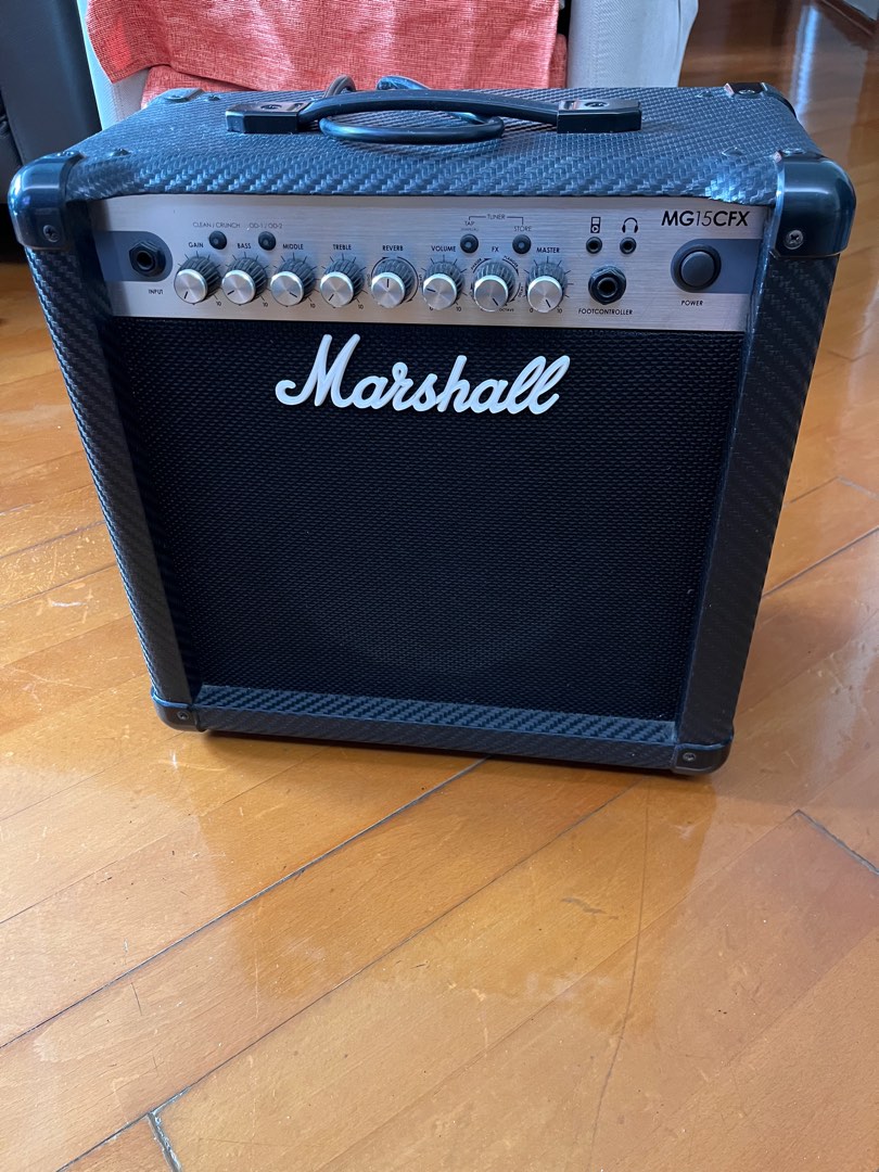 Marshall MG15CFX Guitar Amplifier, 音響器材, Soundbar、揚聲器、藍牙喇叭、耳擴 Carousell