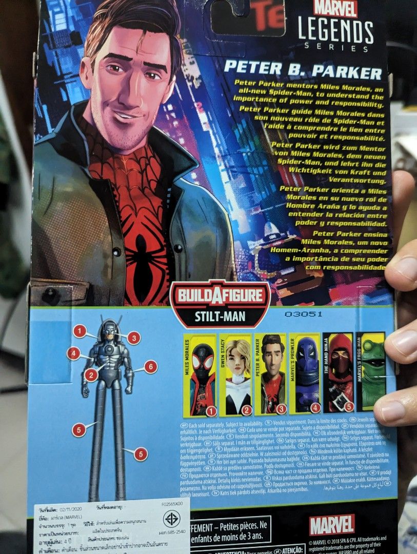 Marvel Legends Spider-Man: Peter B Parker, Hobbies & Toys, Toys & Games ...
