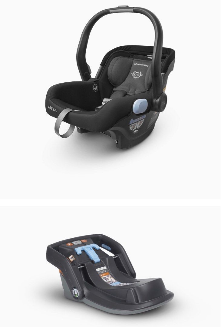 Uppababy MESA Infant Car Seat Black + MESA Base, Babies & Kids, Going