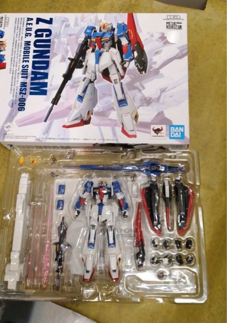 Metal robot 魂 zeta Z高達, 興趣及遊戲, 玩具 & 遊戲類 Carousell