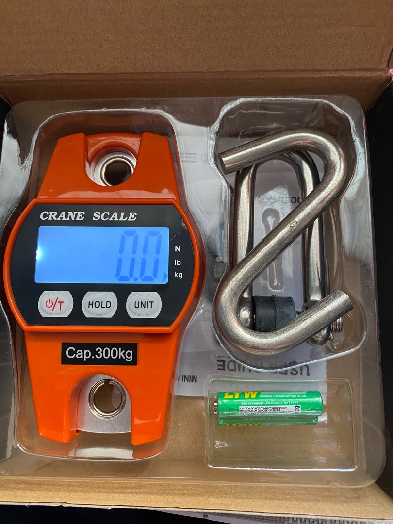 Mini Crane Scale 300kg, Health & Nutrition, Health Monitors & Weighing