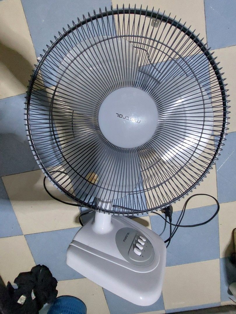 Mistral table fan mtf161, Furniture & Home Living, Lighting & Fans