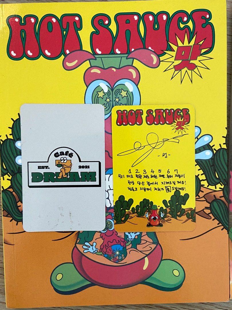 NCT Dream Hot Sauce Album, Photocards, CD, Sticker, Photobook set