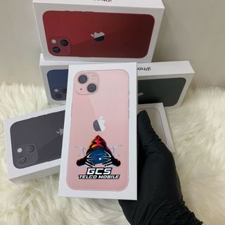NEW iPhone 13 128GB Pink / Green Old Stock Full Set Sealed Box 365Days Warranty + Free Gifts 9 items (Ansuran Tanpa Kredit) 13