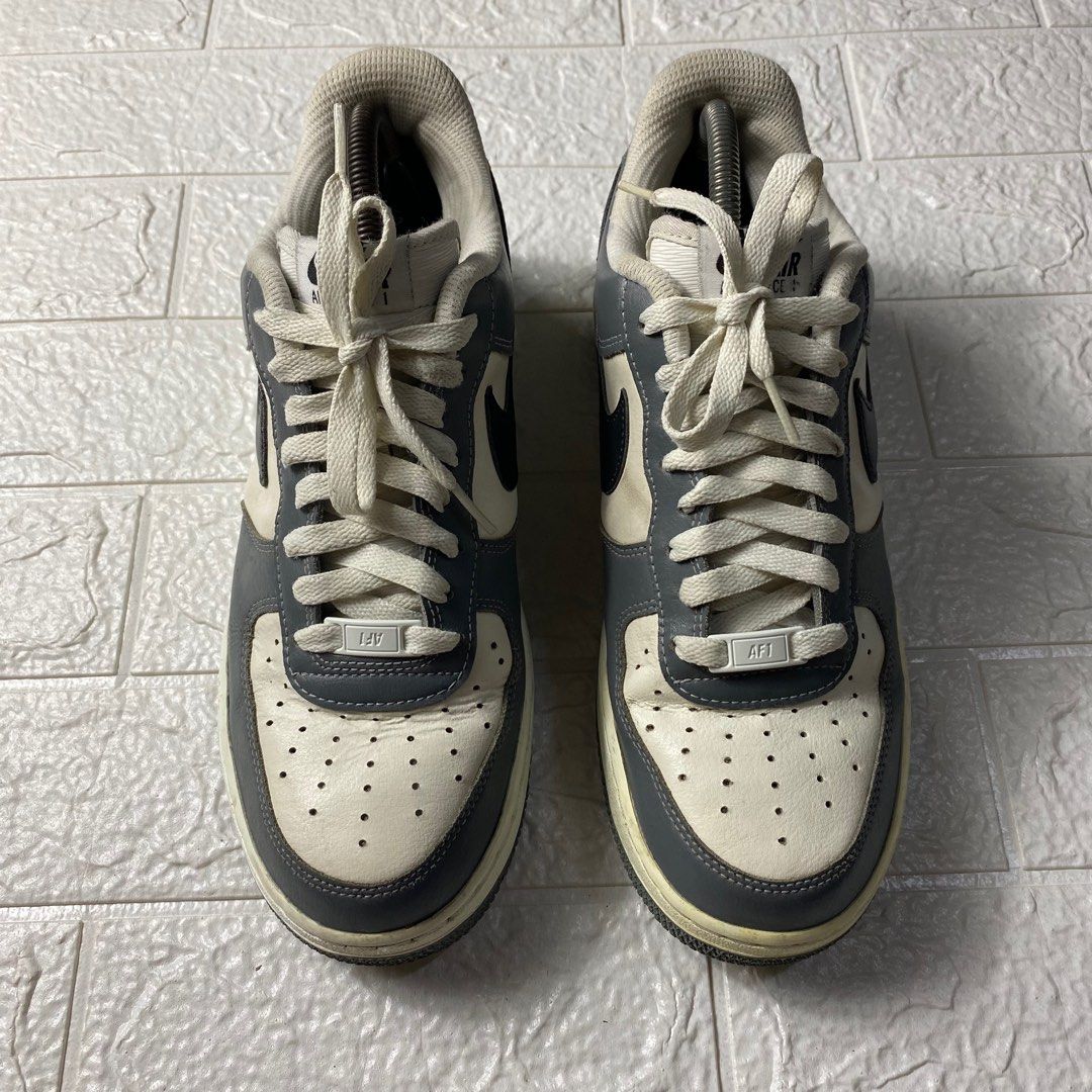 mens black and grey air force 1