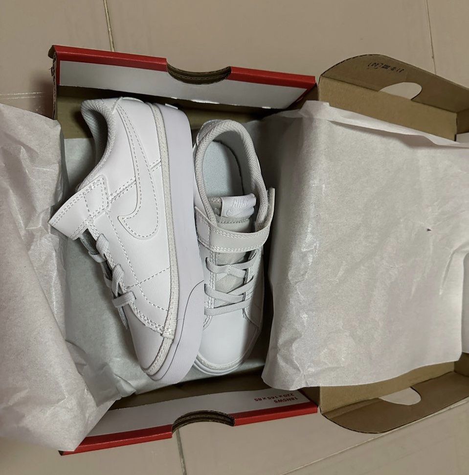 Nike Kids Court Legacy Baby/Toddler Shoes White Babies Kids Babies