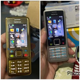nokia 6300 silver and gold