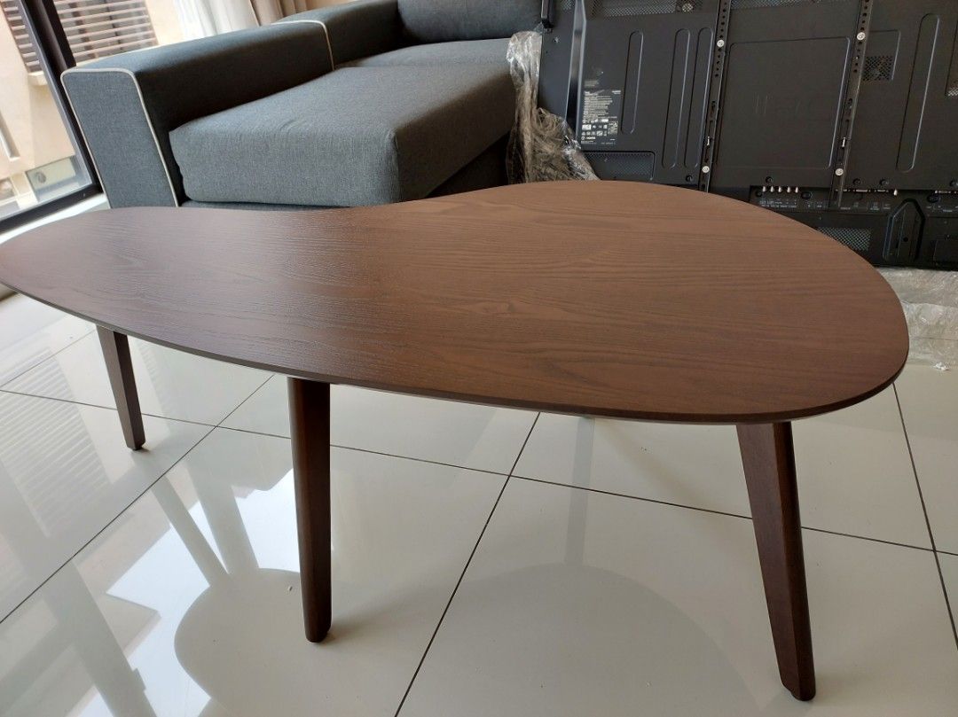 Minimalist Modern Oval Coffee Table