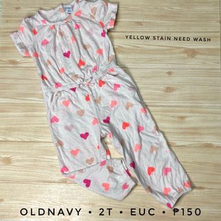 Old Navy Jumpsuit Printed Hearts