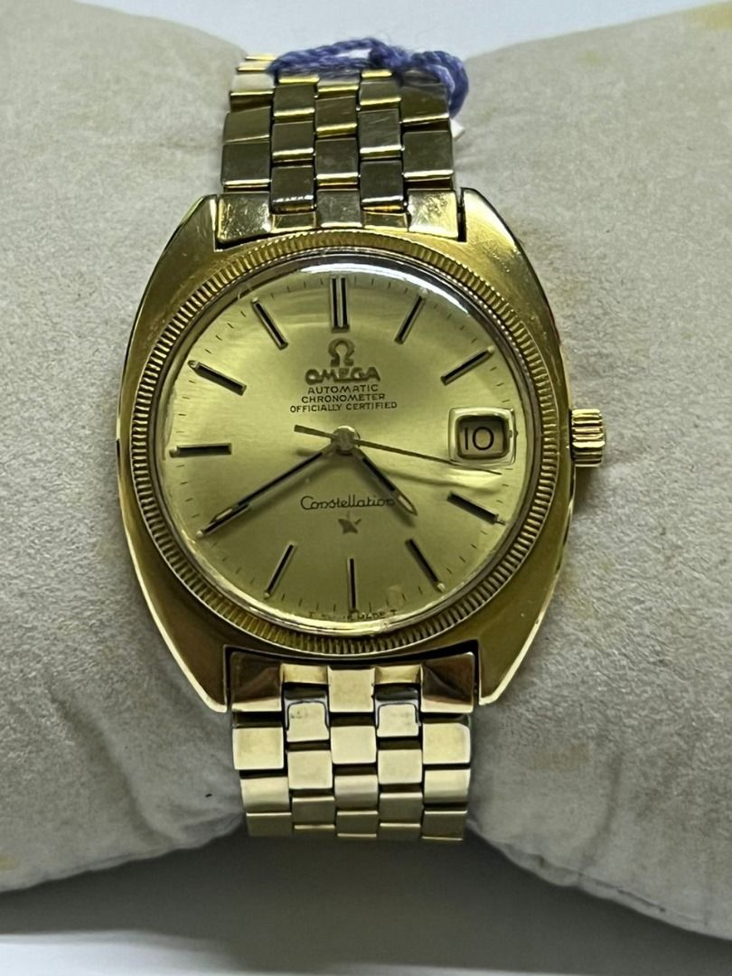 Vintage omega deals constellation mens watch
