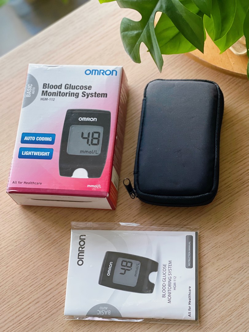 Omron Blood Glucose Monitoring system HGM111 STANDARD, Health