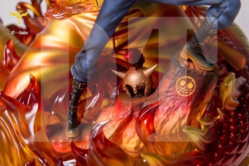 One Piece DT Studio Dragon Sabo with Fire Ace Resin GK Statue Figure ...