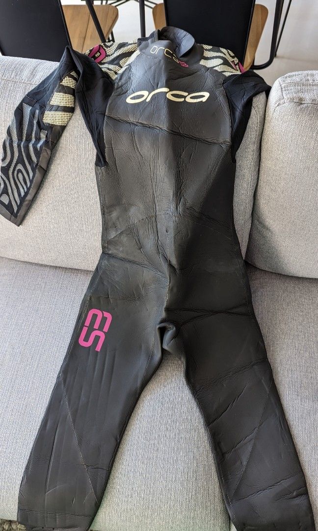 Orca S3 Swimming wetsuit size 8 ladies, Women's Fashion, Swimwear, Rash