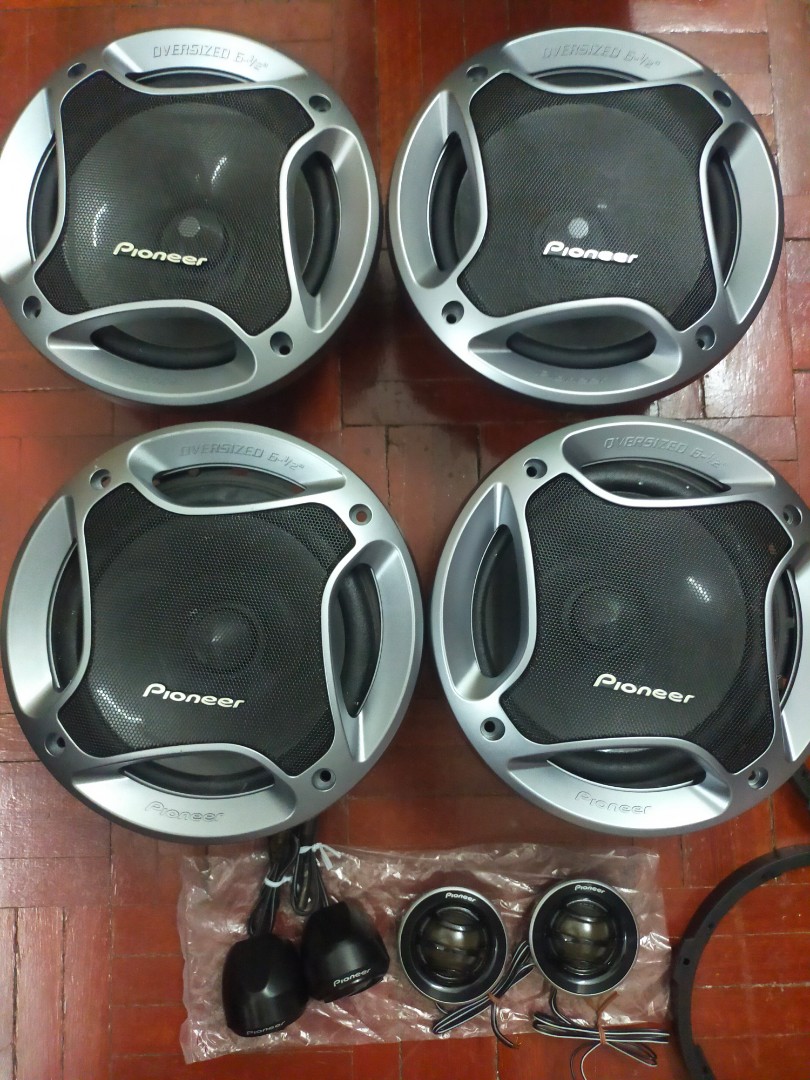 LOT PIONEER Component Speaker 6.5 Inch & Tweeter Doom, Auto Accessories