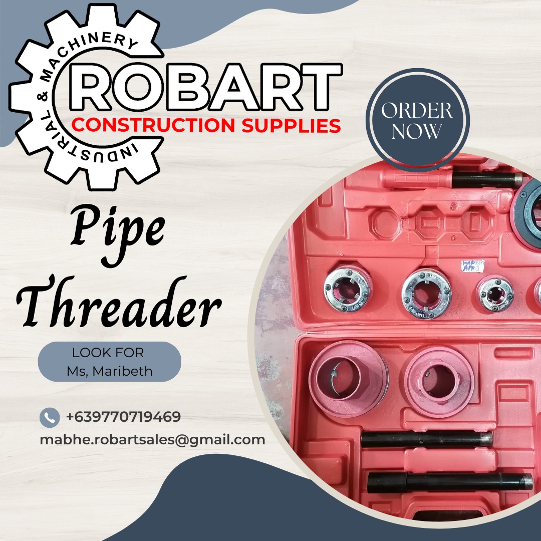 Pipe threader, Commercial & Industrial, Construction Tools & Equipment ...