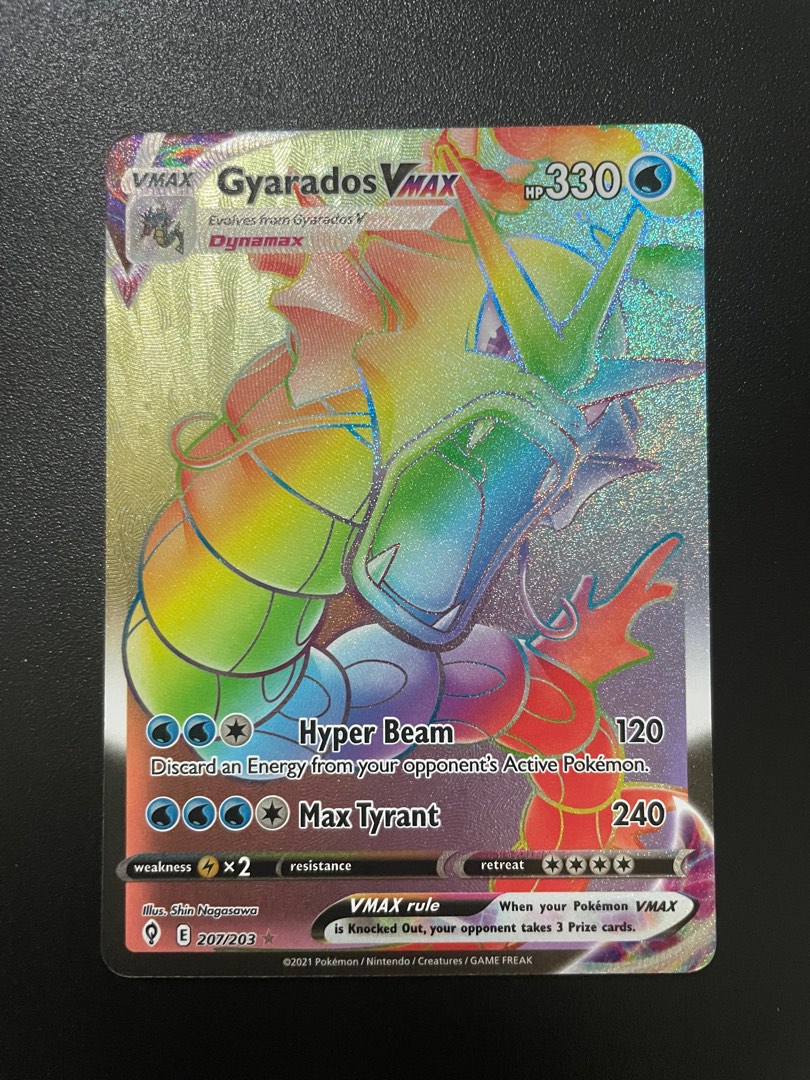 gyarados vmax pokemon card Pokemon Gyarados VMAX 207/203 PSA 10 main image 1