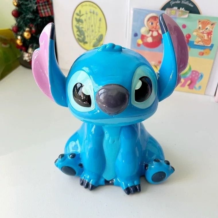 Primark Disney Stitch Money Box Ceramic Piggy Bank Coin Banks Brand New Gift Souvenirs, Hobbies