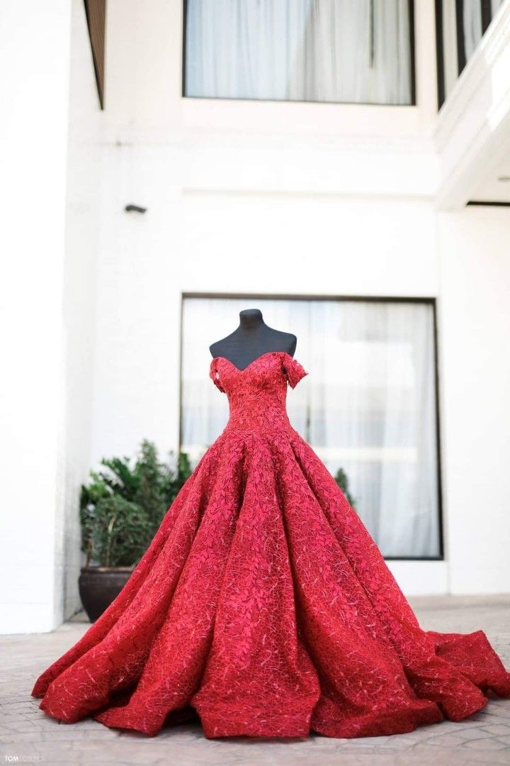 Off shoulder sales gown for debut