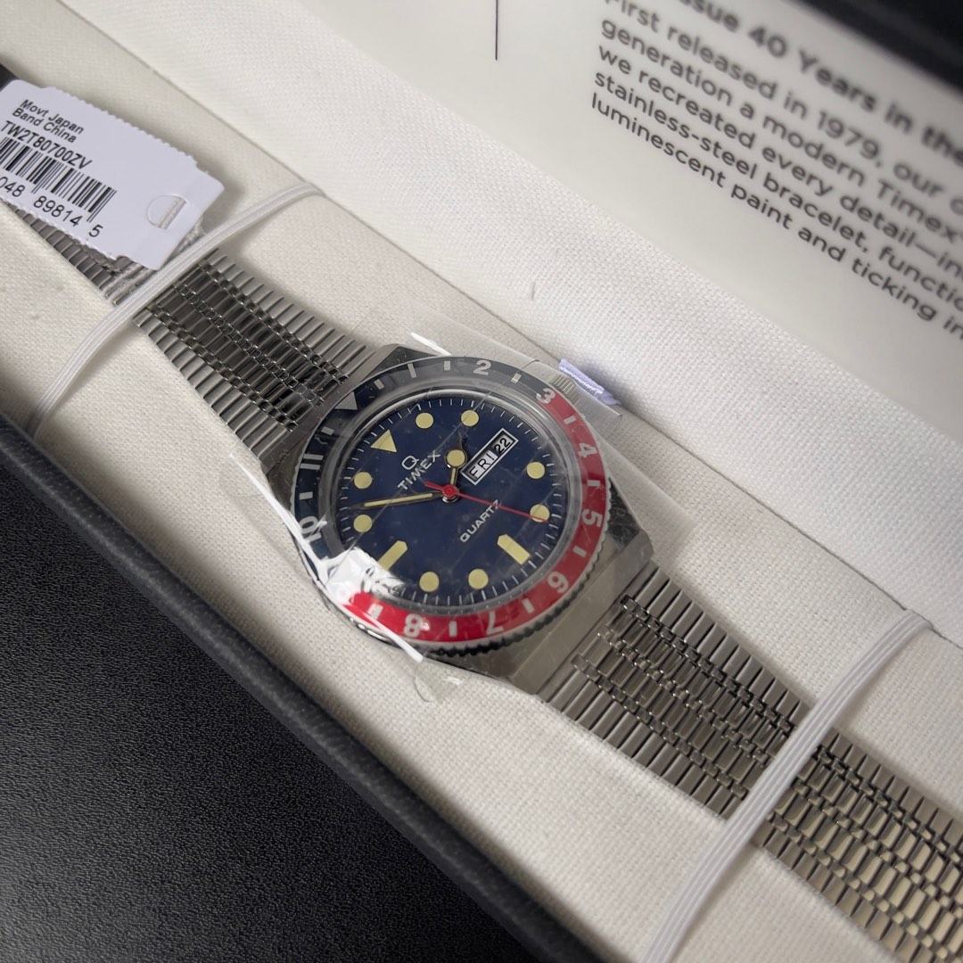 Q Timex Reissue 38mm Stainless Steel Watch