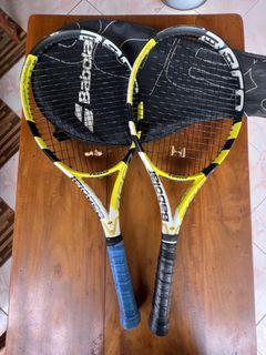 RARE* Nadal Babolat Aeropro Drive Cortex Tennis Racquet Pair